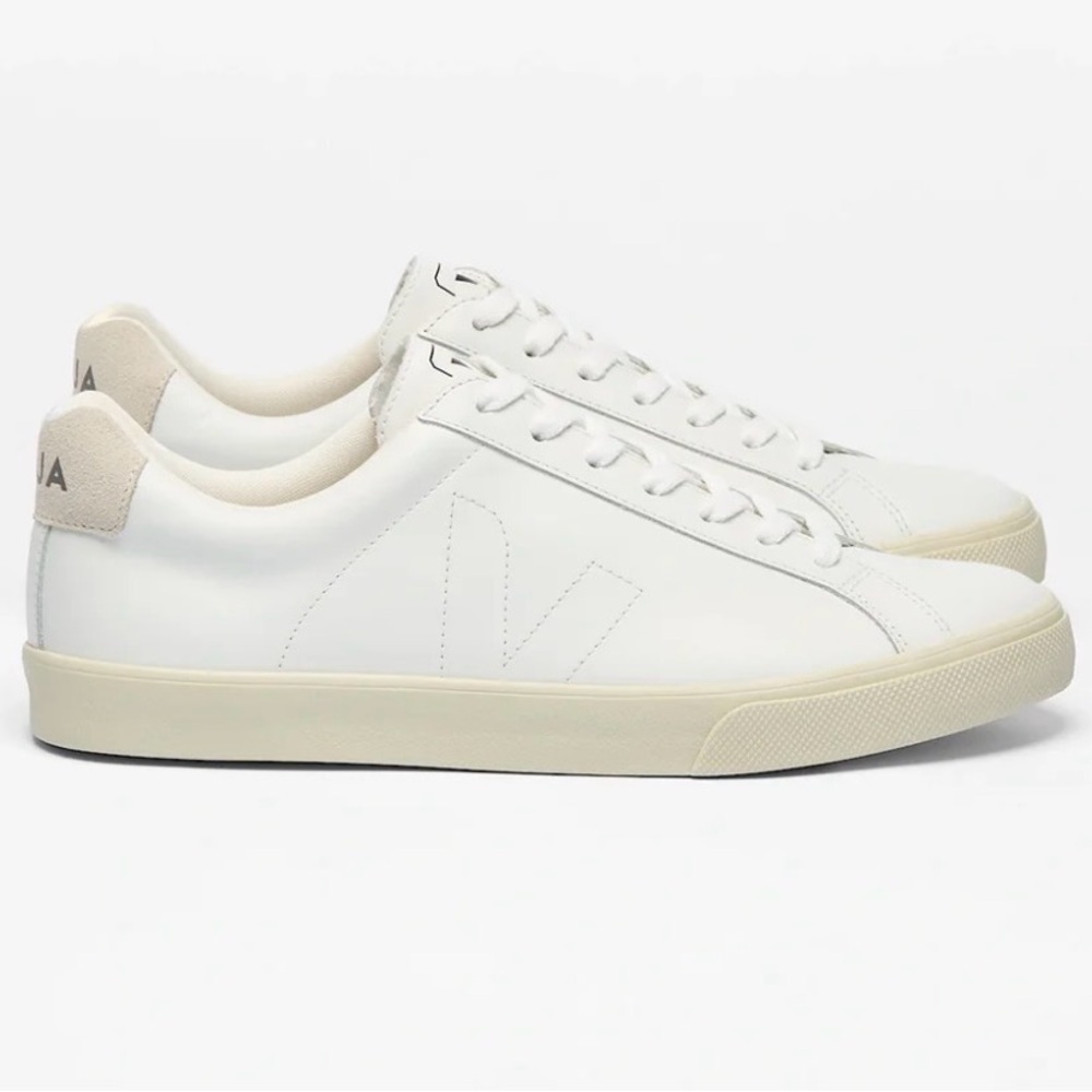 Veja Esplar Leather White Sneakers Size Mens 9